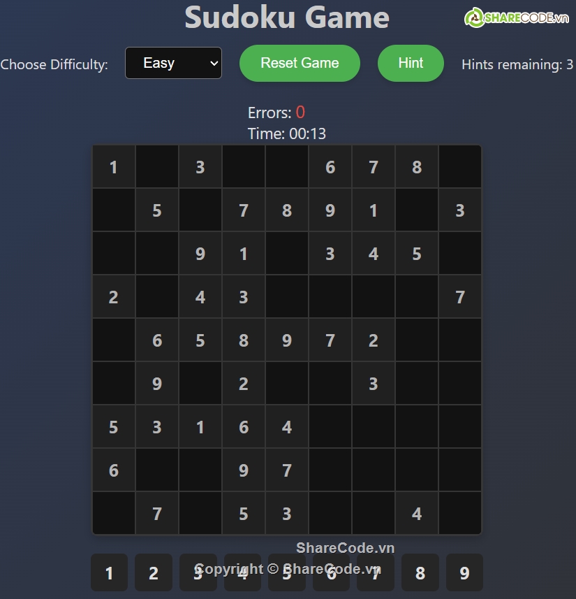 Source code game Sudoku C#,code game Sudoku,Sudoku